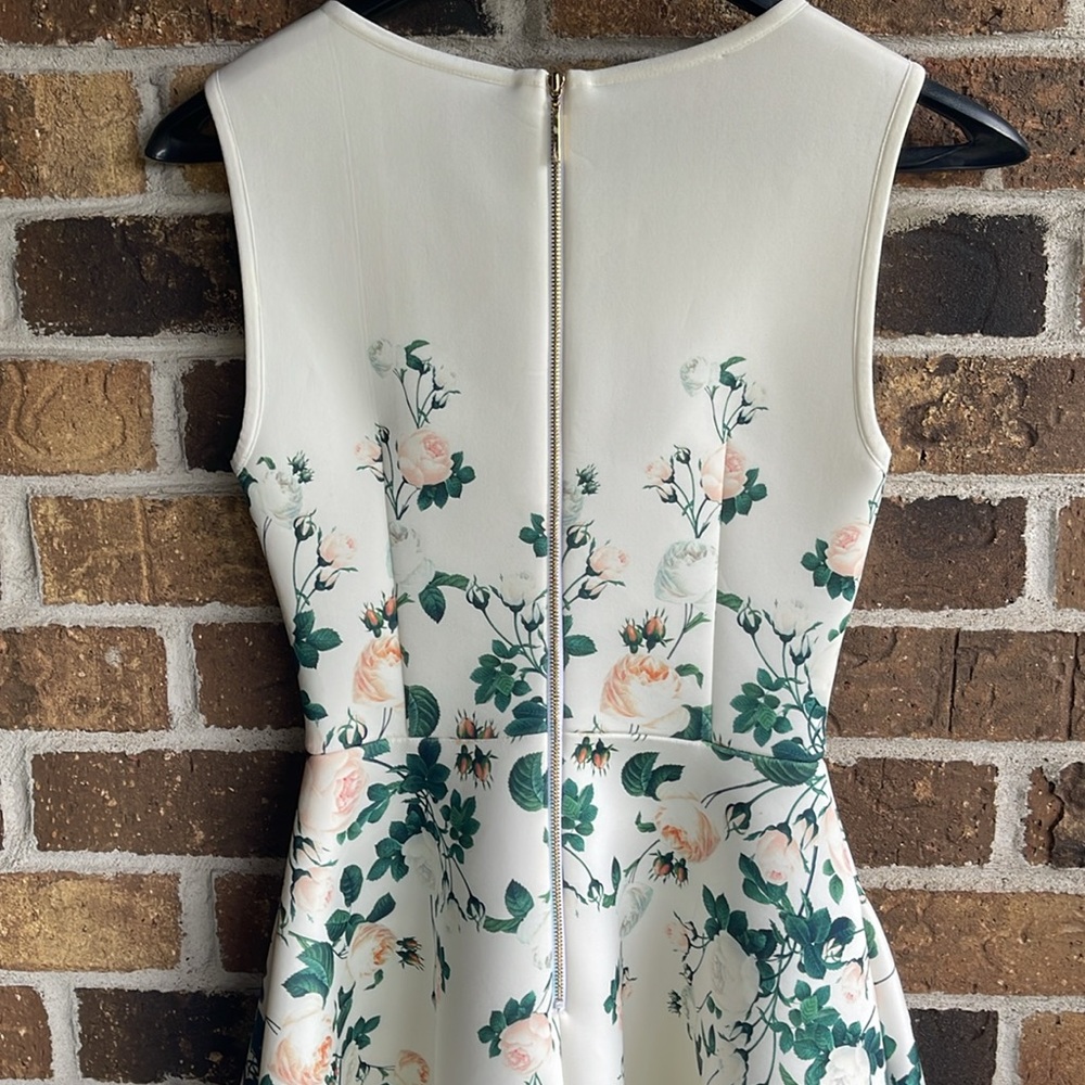 ERIN by Erin Fetherston White and Green Midi Dress - Picture 9 of 14